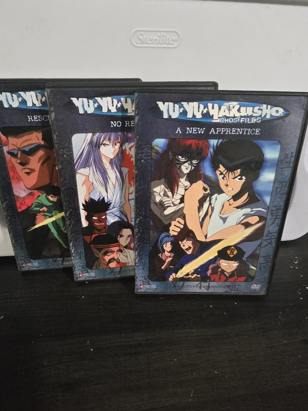 Yu Yu Hakusho Ghost Files VHS/DVD Set - Blue Cover Artwork